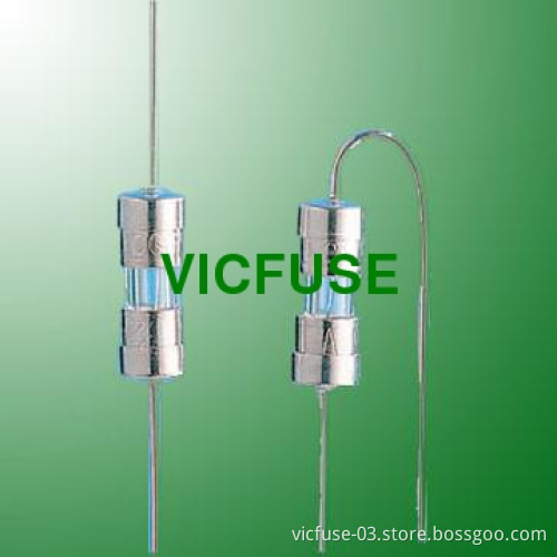 Time Lag Glass Tube Fuse with Pig Tail
